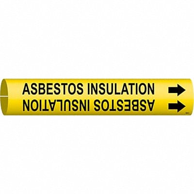 Pipe Marker Asbestos Insulation