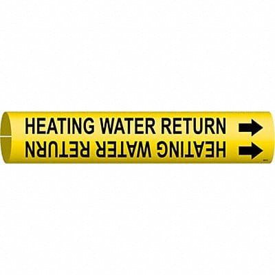 Pipe Marker Heating Water Return