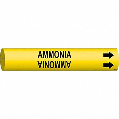 Pipe Marker Ammonia 2 in H 2 in W