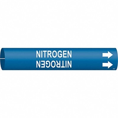 Pipe Marker Nitrogen 13/16 in H 4/5 in W