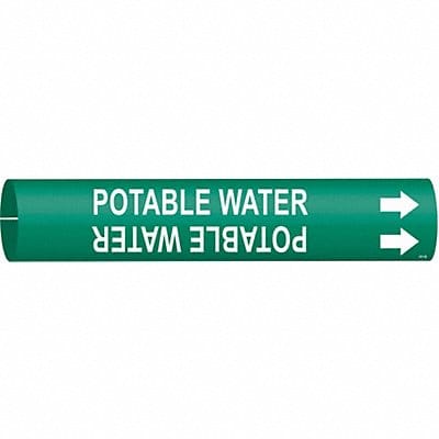 Pipe Markr Potable Water 7/8in H 7/8in W