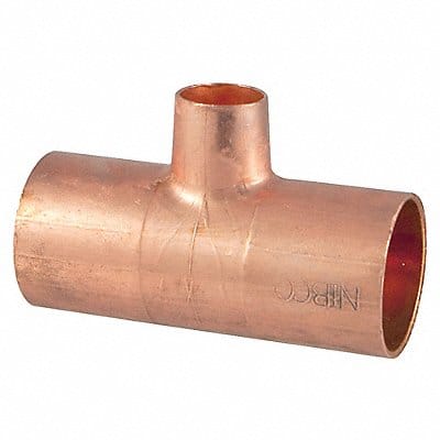 Reducing Tee Wrot Copper 1 x1 x1/2