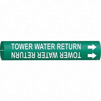Pipe Marker Tower Water Return 13/16in H