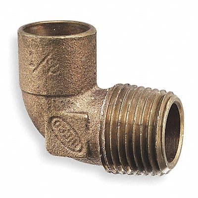 90 Deg Elbow Lead Free Cast Brass 1-1/4