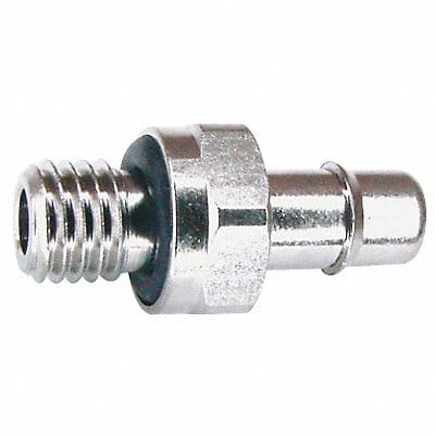 Male Connector 10-32x1/4 In Barb Brass