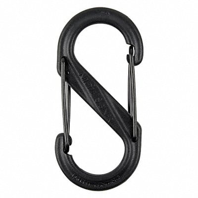 Carabiner Clip 2 in Plastic Black