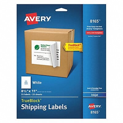 Inkjet Label 8-1/2 H 11 W PK25