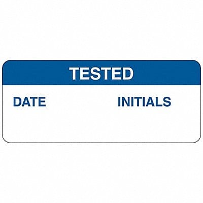 Inspection Label 1-1/2 in W PK364