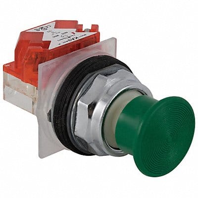 H7084 Non-Illuminated Push Button 30mm Green