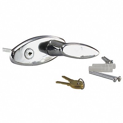 L-Handle With Lock Blind Mount