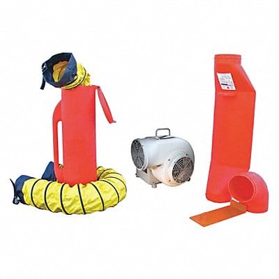 Confined Space Blower Kit Gray 35 W