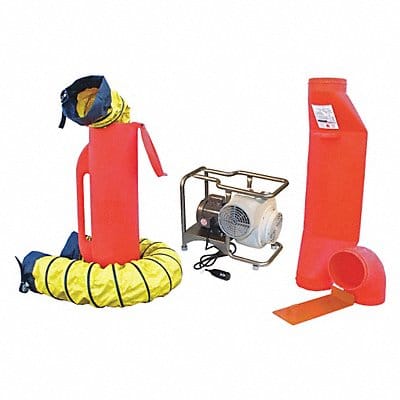 Confined Space Blower Kit Gray 25 W