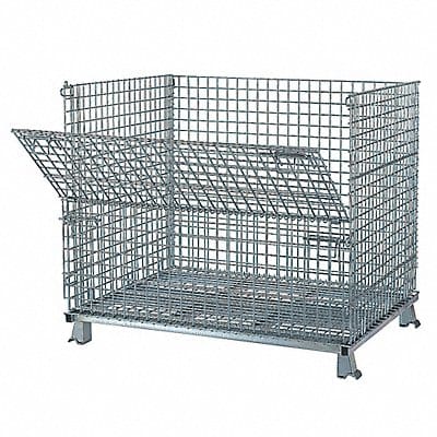 Clps Bulk Ctr Silver Vented 43 in Clps Bulk Ctr Silver Vented 43 in