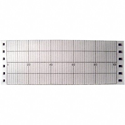 Strip Chart Fanfold Range 0 to 100 53 Ft
