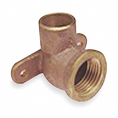 Drop Ear Elbow 90 Deg LL Cast BRZ 1/2