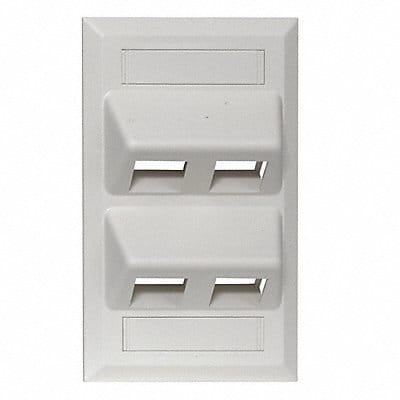 Plate Angled 4 Port