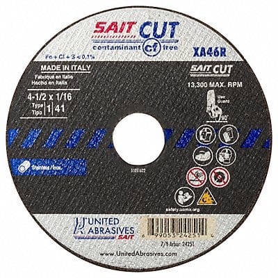 CutOff Wheel XA46R 7 x1/16 x7/8 8500rpm