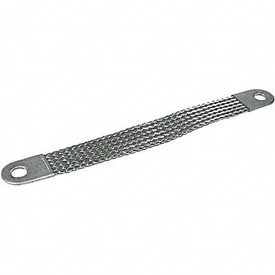 Ground Strap Braided Silver PK2