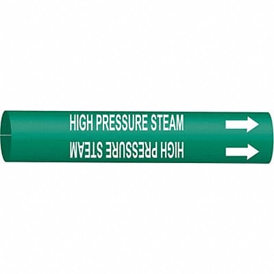 Pipe Mrkr High Prssr Steam 10in H 32in W Pipe Mrkr High Prssr Steam 10in H 32in W