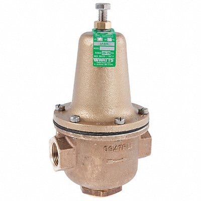 Water Pressure Reducing Valve 3/4 In.