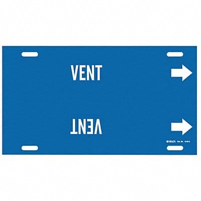 Pipe Marker Vent 10 in H 24 in W
