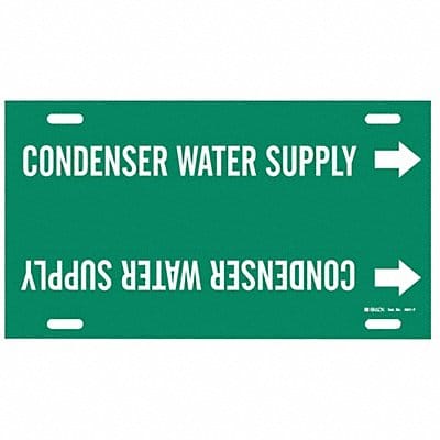 Pipe Marker Condenser Water Supply 8in H