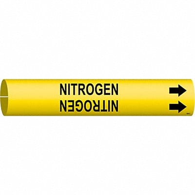 Pipe Mrkr Nitrogen 2 13/16in H 2 4/5in W