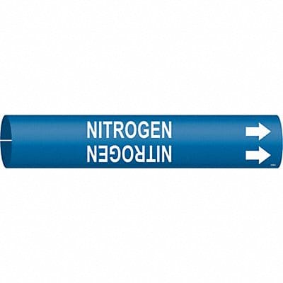 Pipe Marker Nitrogen 2 in H 2 in W