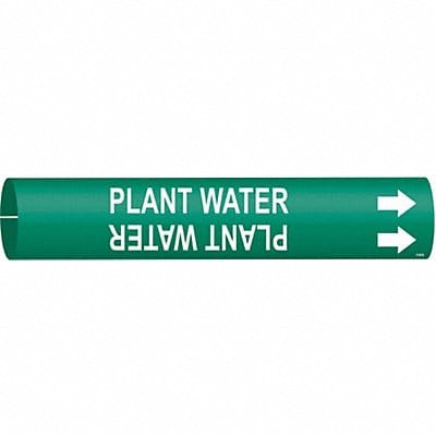 Pipe Marker Plant Water 2 in H 2 in W