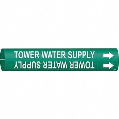 Pipe Mrkr Tower Water Supply 2in H 2in W