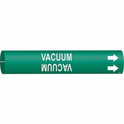 Pipe Marker Vacuum 2 13/16in H 2 4/5in W