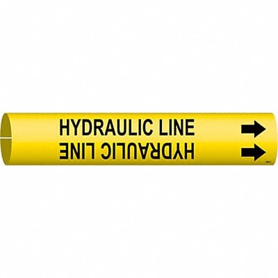 Pipe Marker Hydraulic Line 2 in H 2 in W