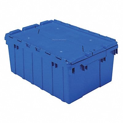 F8960 Attached Lid Ctr Blue Solid Ind Grd Poly
