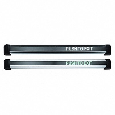Push to Exit Bar Black Width 36 In.