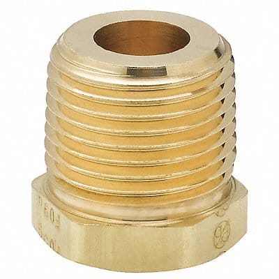 Hex Bushing Brass 3/8 x 1/8 in NPT Hex Bushing Brass 3/8 x 1/8 in NPT