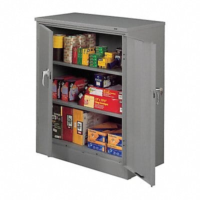 Storage Cabinet 42 x36 x18 MdGry 2Shlv