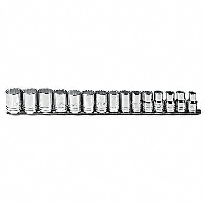 Socket Set Range 10 mm to 24 mm 12-Point