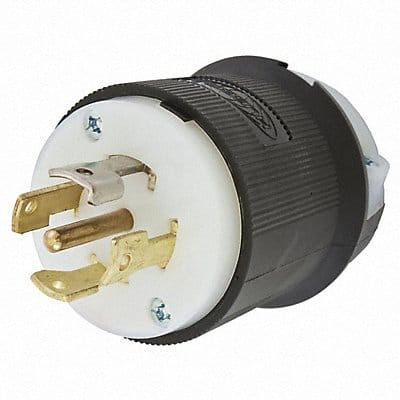 LckPlg Strt 30 A Blk White Nylon 5Blds