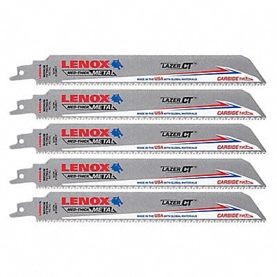 Reciprocating Saw Blade 9 L Blade PK5