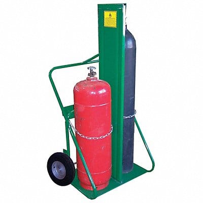 Cylinder Hand Truck 400lb 62 x35 x12-1/2