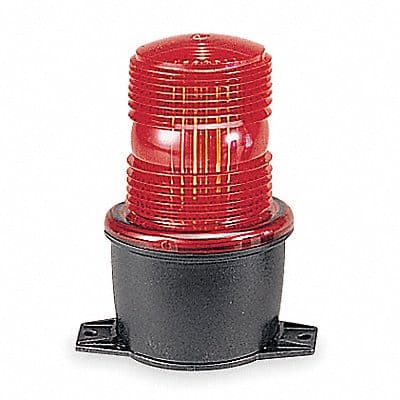 Low Profile Warning Light Strobe Red