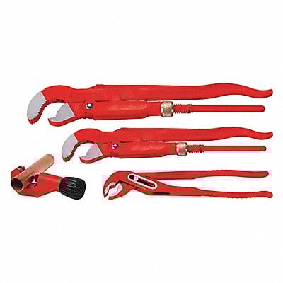 Pipe Wrench Set Professional Four-Part