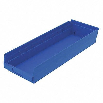 F8871 Shelf Bin Blue Indstr Grd Poly 4 in