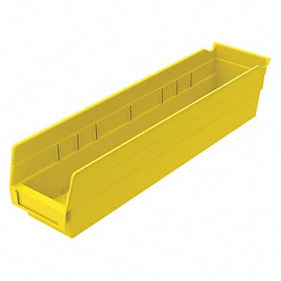 F8462 Shelf Bin Yellow Indstr Grd Poly 4 in