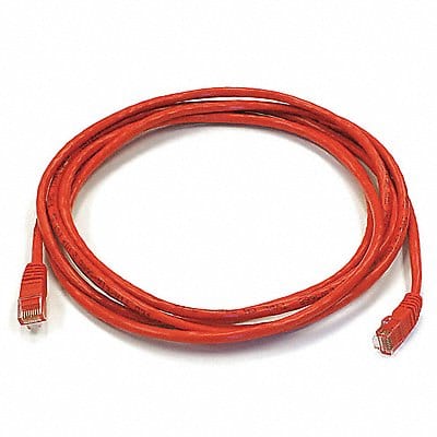 Patch Cord Cat 6 Booted Red 10 ft.
