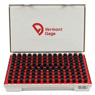 Black Ox-Coated Pin Gauge Set Dim Type