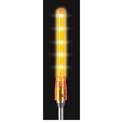 Warning Whip Glo-Worm LED Light Amber