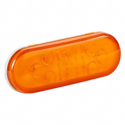 Stop/Turn/Tail Light Oval Yellow 6-1/2 L