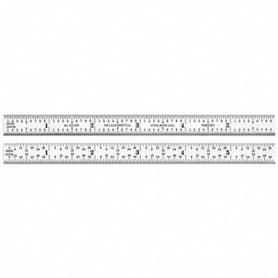 Steel Rule Heavy Spring-Tempered 48 In