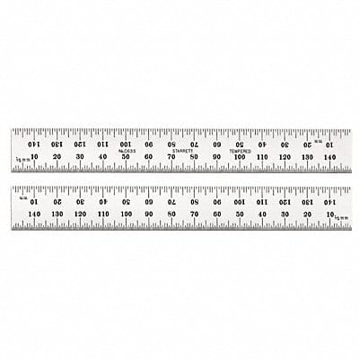 Steel Rule Spring-Tempered 1000mm